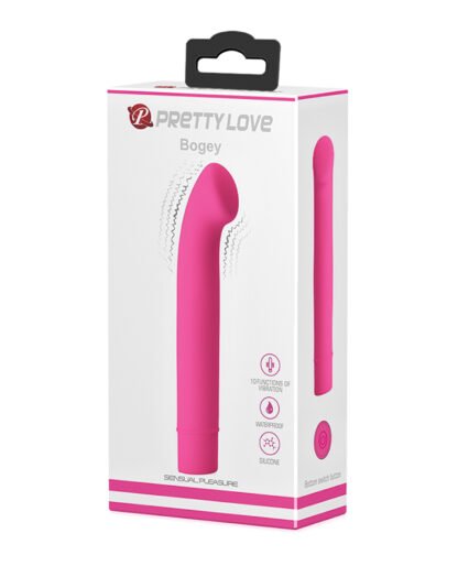 Pretty Love Bogey Silicone Mini Vibrator - Pink