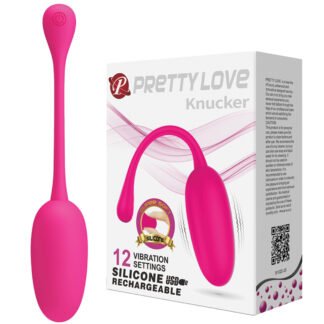 Pretty Love Knucker Remote Egg Vibe - Neon Pink
