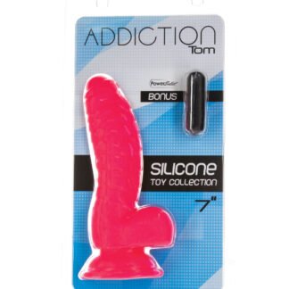 Addiction Tom 7" Dildo - Hot Pink