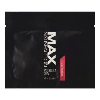 Max Satisfaction Masturbation Cream Foil - 6 ml Pack of 24