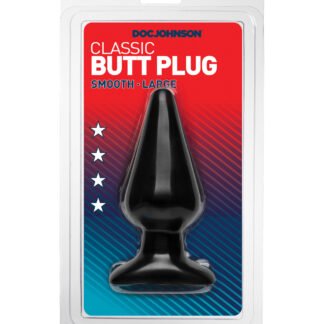 Classic Butt Plug - Large Black