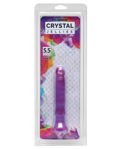 Crystal Jellies 5.5" Anal Starter - Purple