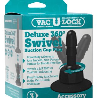 Vac-U-Lock Deluxe 360 Swivel Suction Cup Plug