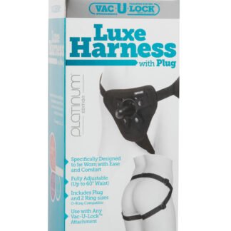 Vac-U-Lock Platinum Edition Accessories Luxe Harness - Black