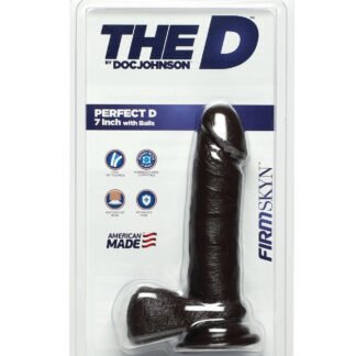 The D 7" Perfect D w/Balls - Chocolate