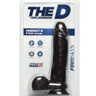 The D 8" Perfect D w/Balls - Chocolate