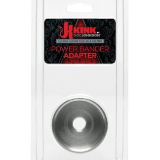 Kink Fucking Machines Power Banger Adapter for Fuck Hole Variable Pressure Stroker - Silver