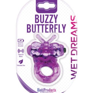 Wet Dreams Purrfect Pet Buzzy Butterfly - Purple