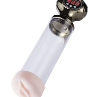 Pipe Male Masturbation Cup Penis Enlargement Pump - Clear