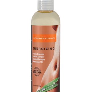 Intimate Earth Energizing Massage Oil - 120 ml Orange & Ginger