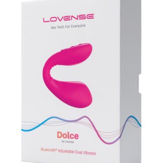 Lovense Dolce (previously Quake) Adjustable Dual Stimulator - Pink