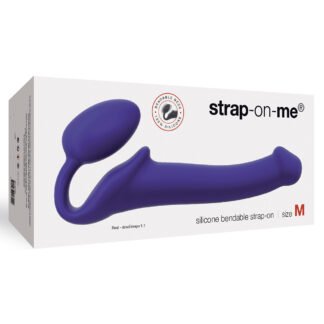 Strap On Me Silicone Bendable Strapless Strap On Medium - Purple