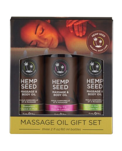 Earthly Body Massage Oil Gift Set - 2 oz Skinny Dip