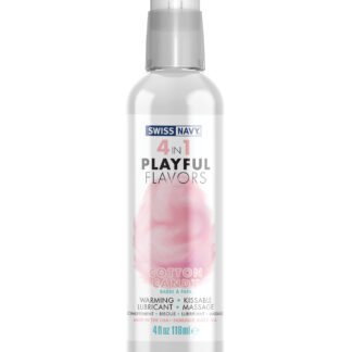 Swiss Navy 4 in 1 Playful Flavors Cotton Candy - 4 oz