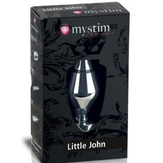 Mystim Little John Buttplug Small Aluminum - Silver