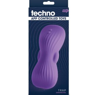 Techno Trap App Controlled Vibrating Grinding Pad - Purple