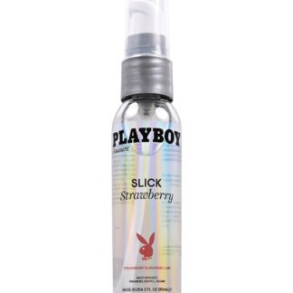 Playboy Pleasure Slick Lubricant -  2 oz Strawberry