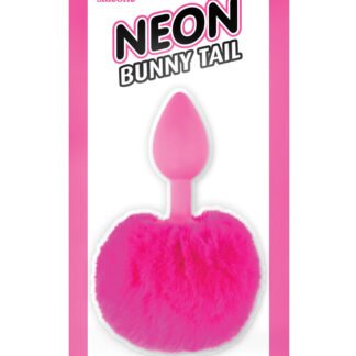 Neon Luv Touch Bunny Tail - Pink