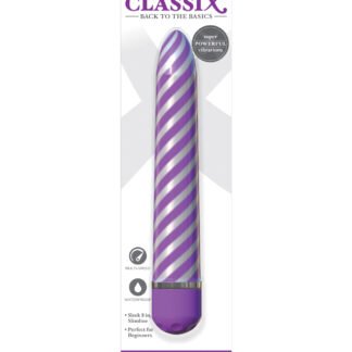 Classix Sweet Swirl Vibrator - Purple