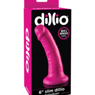 Dillio 6" Slim Dillio - Pink