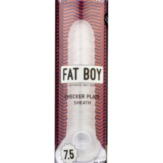Perfect Fit Fat Boy 7.5" Checker Plate Sheath- Clear