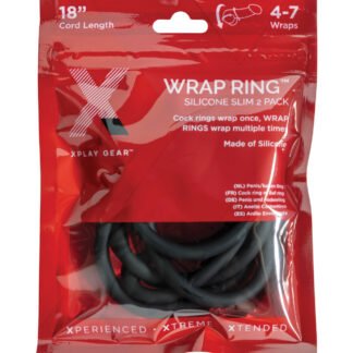Xplay Gear Silicone 18" Slim Wrap - Black Pack of 2