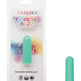 Turbo Buzz Rounded Mini Bullet Stimulator - Green
