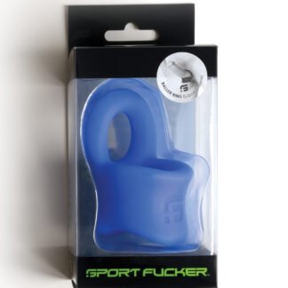 Sport Fucker Silicone Baller Ring - Blue