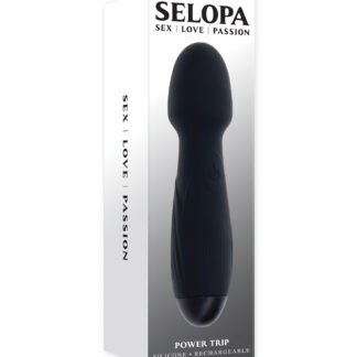 Selopa Power Trip Wand Vibrator - Black