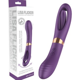 Lisa Flicking G-Spot Vibrator - Purple