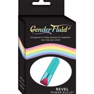Gender Fluid Revel Power Bullet - Aqua