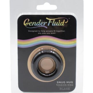 Gender Fluid Snug Hug Tension Ring - Black