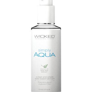 Wicked Sensual Care Simply Aqua Water Based Lubricant - 2.3 oz