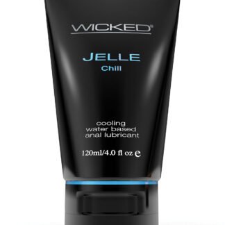 Wicked Sensual Care Jelle Chill Water Based Anal Gel Lubricant - 4 oz