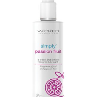 Wicked Sensual Care Simply Water Based Lubricant - 4 oz Passion Fruit