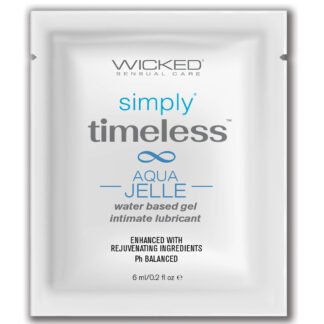 Wicked Sensual Care Simply Timeless Jelle Water Based Lubricant - .2 oz