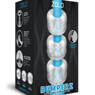 ZOLO Bumperz Squeezable Stroker Set - Clear