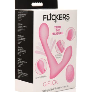 Inmi G-Flick Flicking G-Spot Vibrator w/Remote - Pink