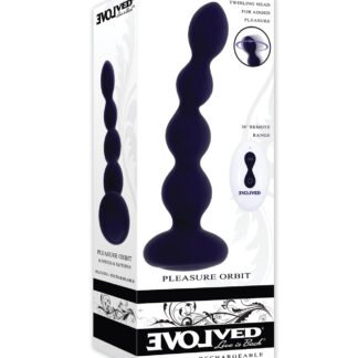 Purple Pleasure Orbit Remote Controlled Anal Vibe - Purple