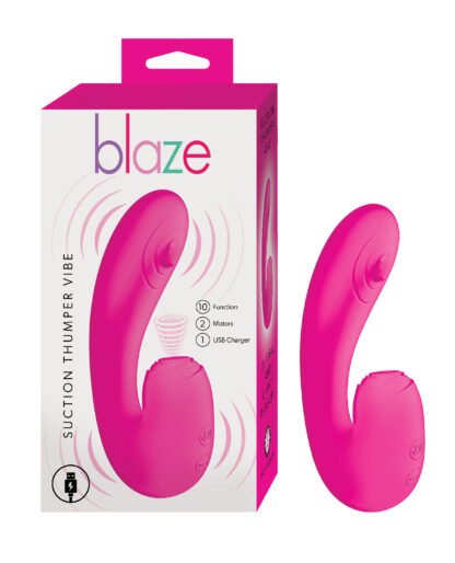 Blaze Suction Thumper Vibe - Pink