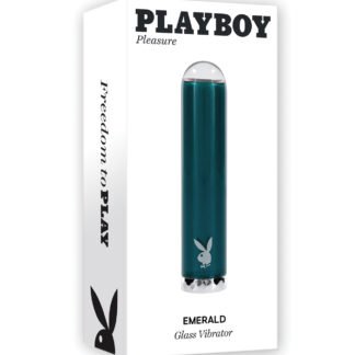 Playboy Pleasure Emerald Bullet Vibrator - Deep Teal